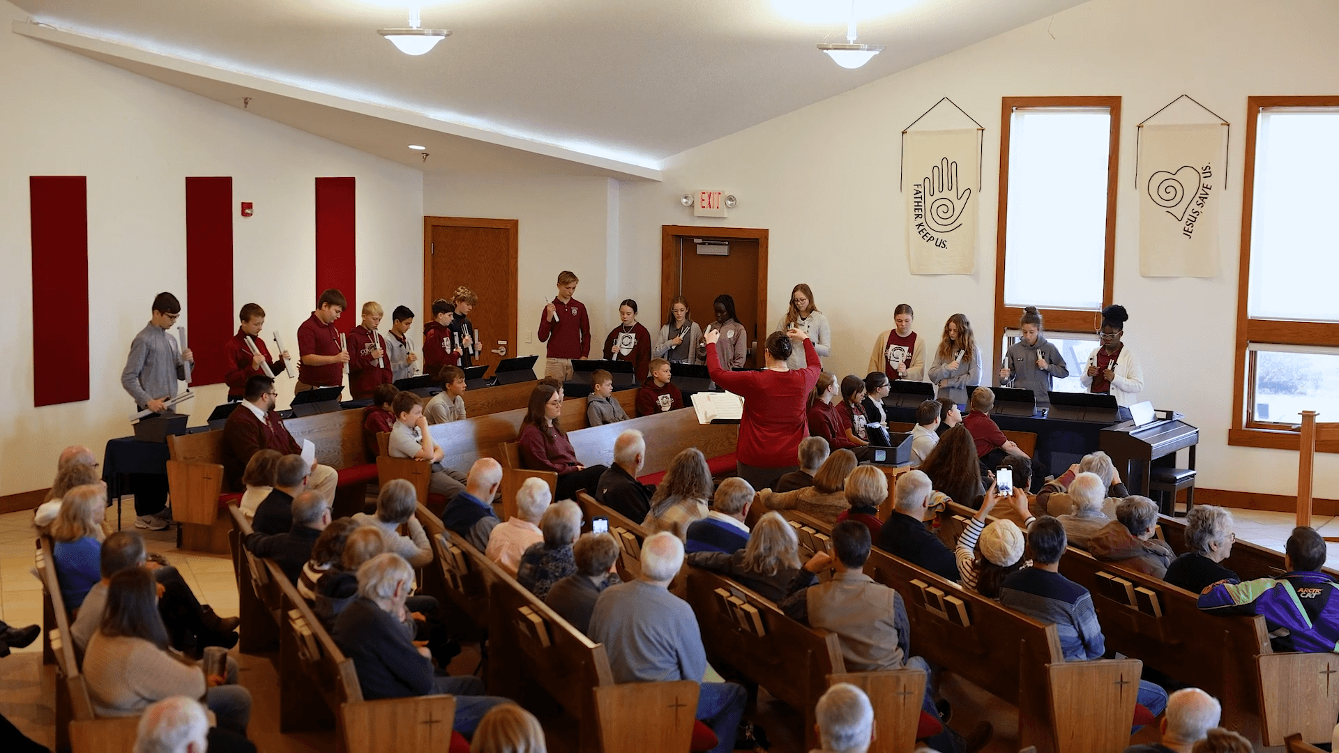 Chapel community gathering